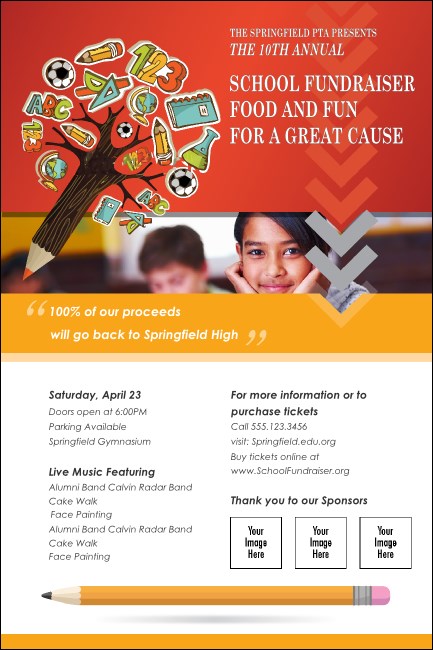Fundraiser for Education Poster