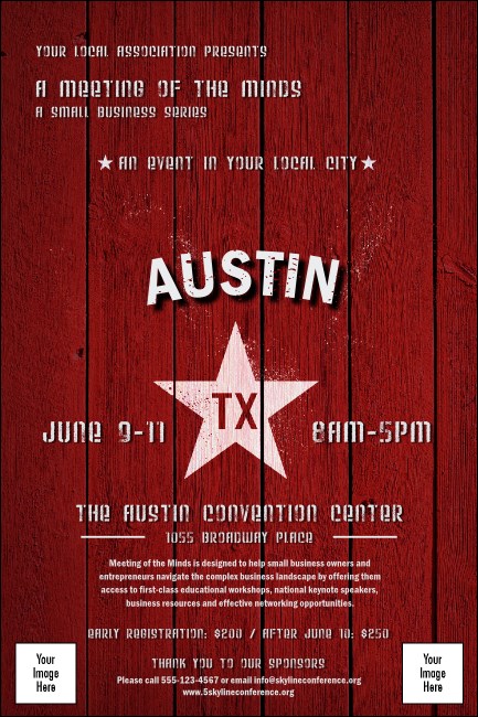 Austin Star Poster Product Front