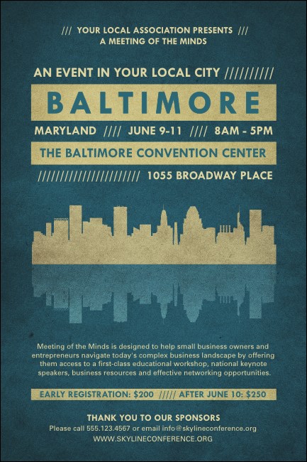 Baltimore Poster Product Front