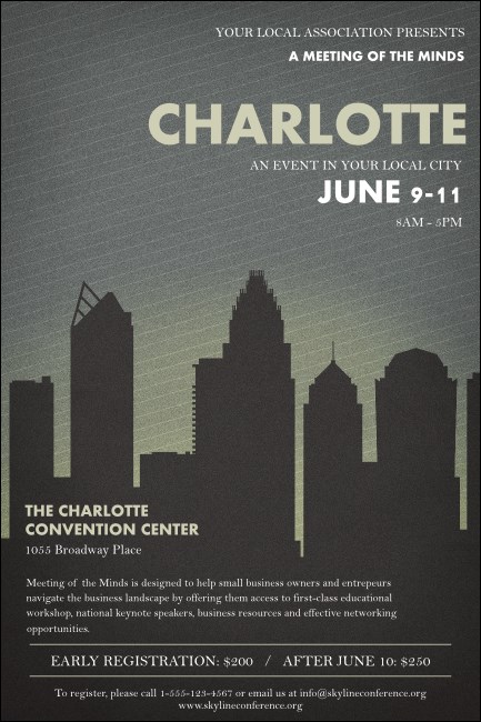Charlotte Poster Product Front