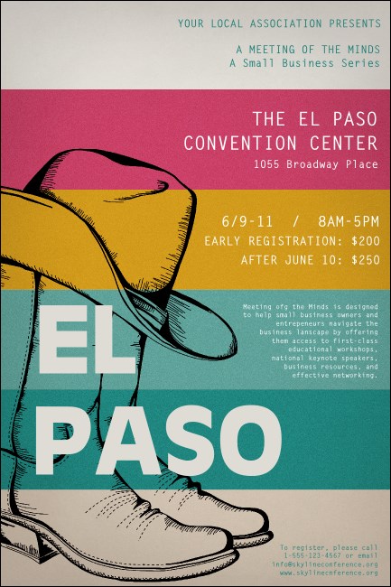 El Paso Poster Product Front