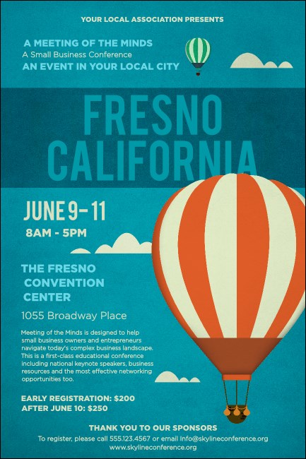 Fresno Poster Product Front