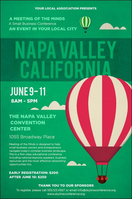 Napa Valley Poster Product Front