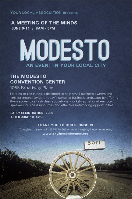 Modesto Poster