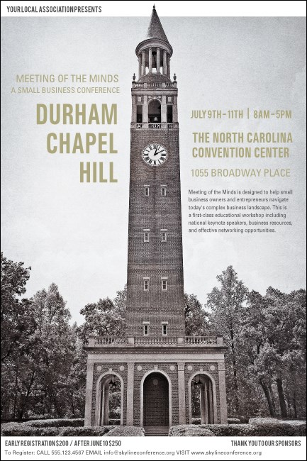 Chapel Hill Poster Product Front