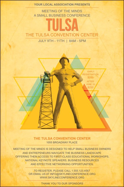 Tulsa Poster Product Front