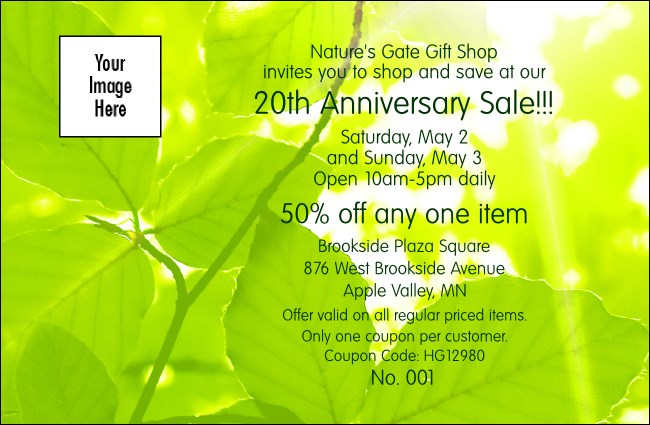 Green Forest Coupon 1 Product Front