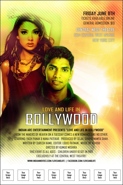 Bollywood Logo Poster Product Front