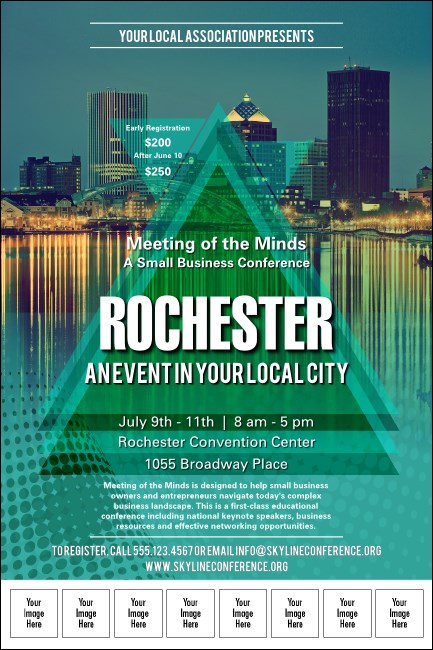 Rochester Logo Poster Product Front