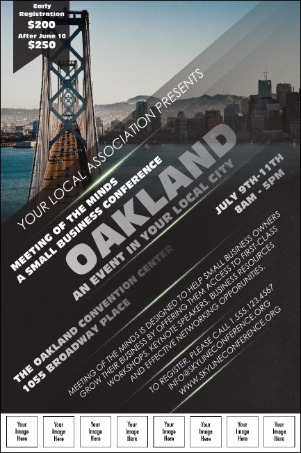 Oakland Logo Poster Product Front