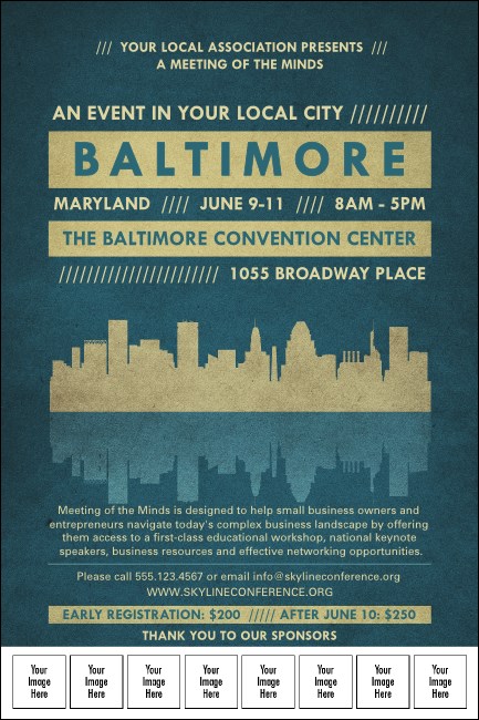 Baltimore Logo Poster Product Front