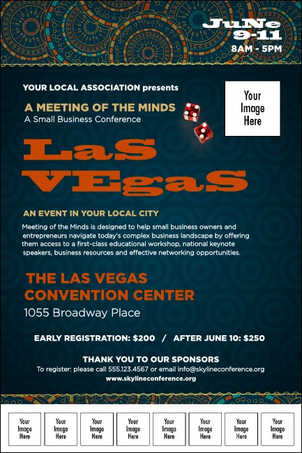Las Vegas Lucky Logo Poster Product Front