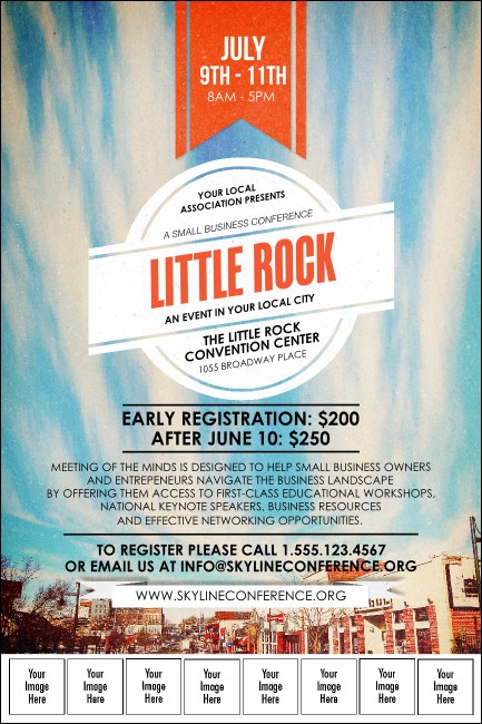 Little Rock Logo Poster Product Front
