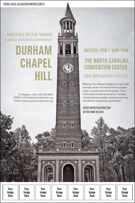 Chapel Hill Logo Poster Product Front