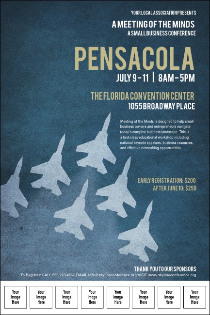 Pensacola Logo Poster Product Front