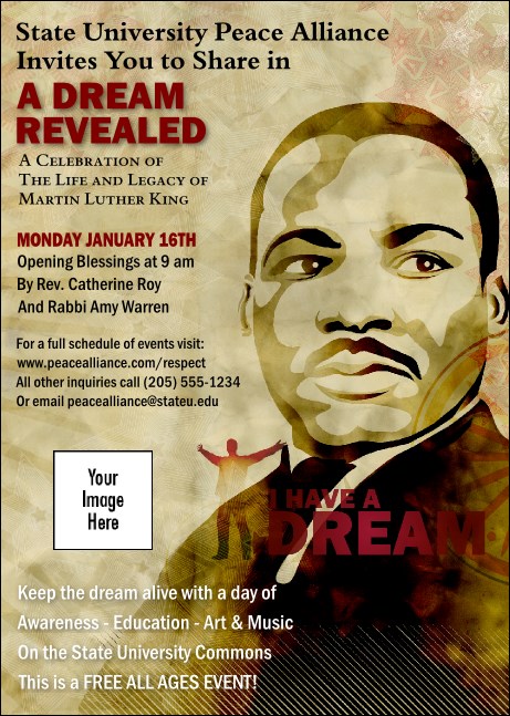 Martin Luther King Postcard Product Front
