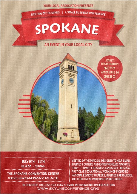 Spokane Postcard Product Front