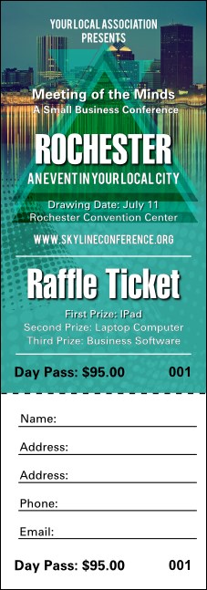 Rochester Raffle Ticket Product Front