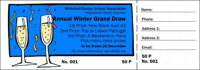 Celebration Raffle Ticket 002