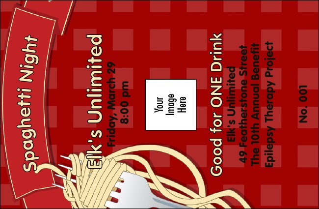 Spahgetti Drink Ticket