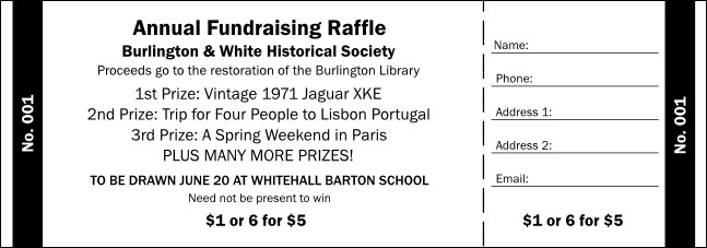 Raffle Ticket 003