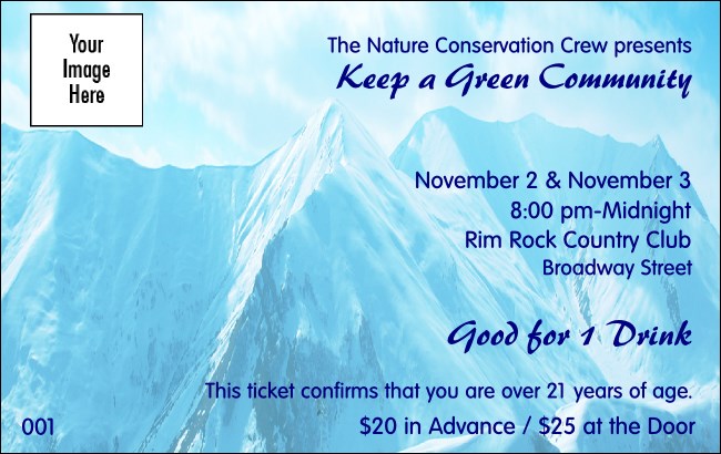 Nature Series - Mountain Drink Ticket