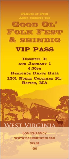 West Virginia VIP Pass