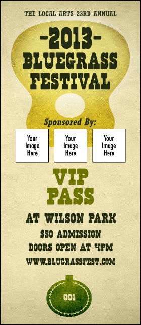 Guitar and Banjo VIP Pass Product Front