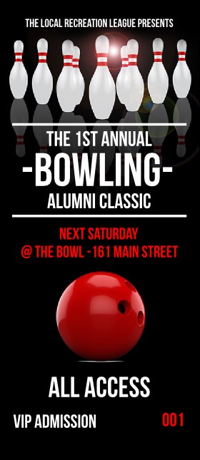 Bowling Classic VIP Pass