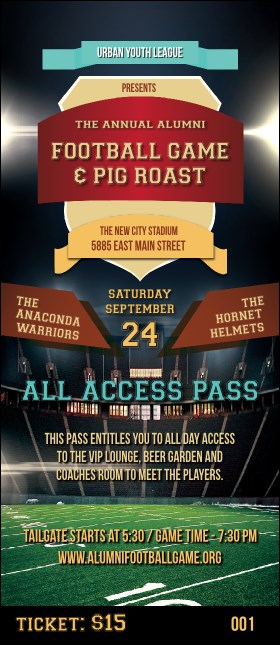 Football Lights VIP Pass