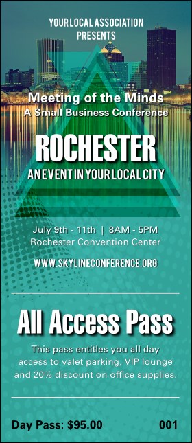 Rochester VIP Pass Product Front