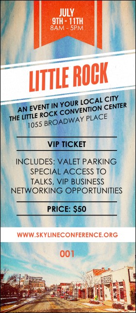 Little Rock VIP Pass Product Front