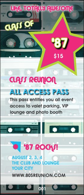 Totally 80s VIP Pass