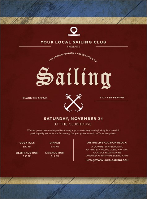Sailing Logo Flyer