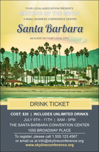 Santa Barbara Drink Ticket