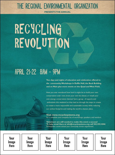 Recycling Symbol Flyer