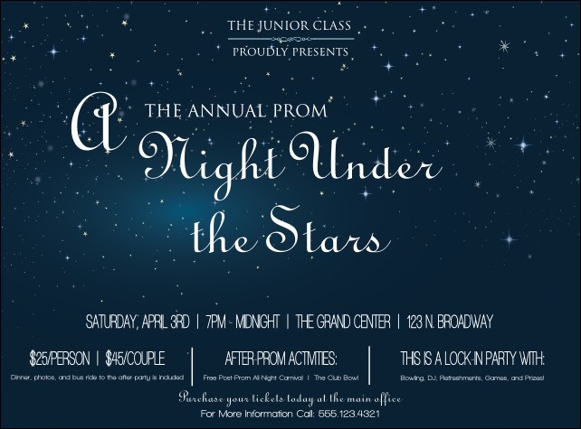 Star Theme Flyer Product Front