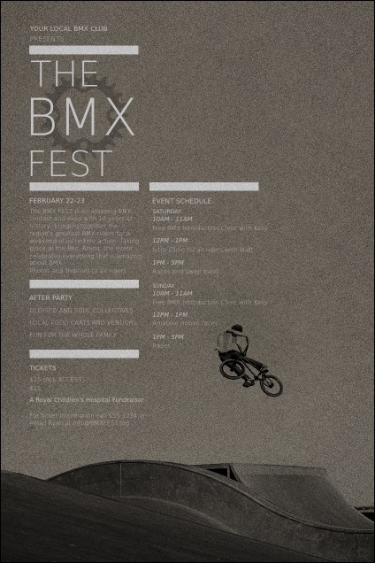 BMX Poster Product Front