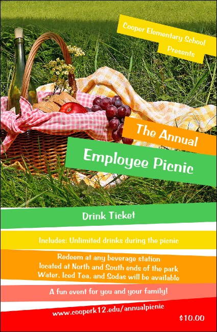 Picnic 2 Drink Ticket