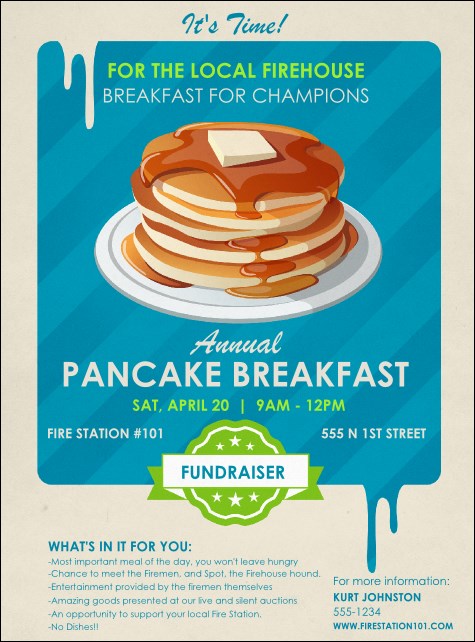 Pancake Stack Flyer Product Front