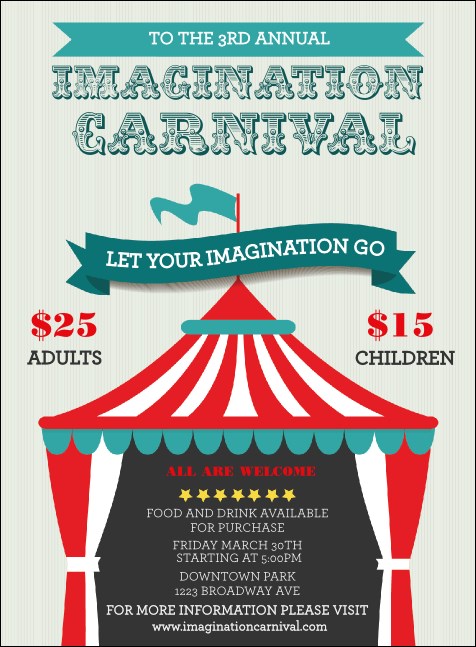 Carnival Monkey Invitation