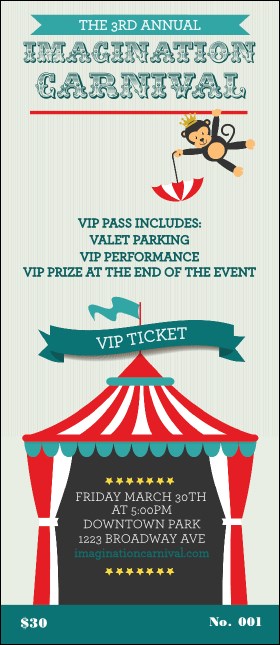 Carnival Monkey VIP Pass Product Front