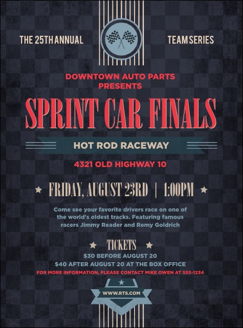 Car Racing Flyer