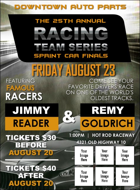 Auto Racing Logo Flyer