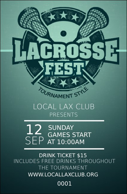 Lacrosse Drink Ticket