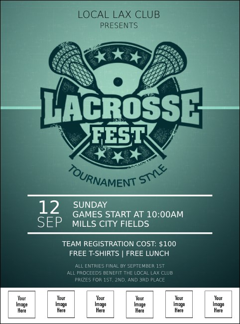 Lacrosse Logo Flyer