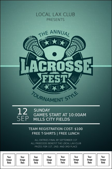 Lacrosse Logo Poster