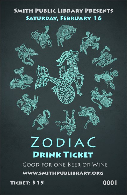 Zodiac Drink Ticket