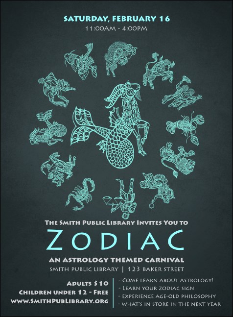Zodiac Invitation