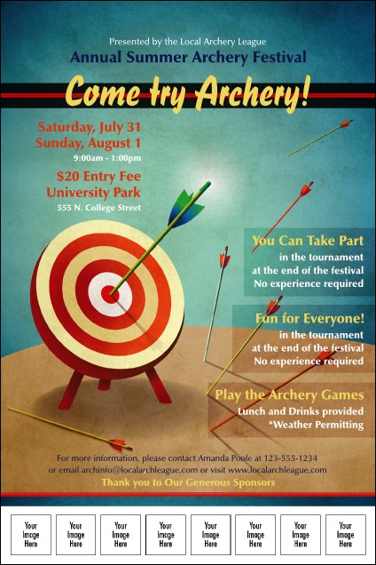 Archery Logo Poster
